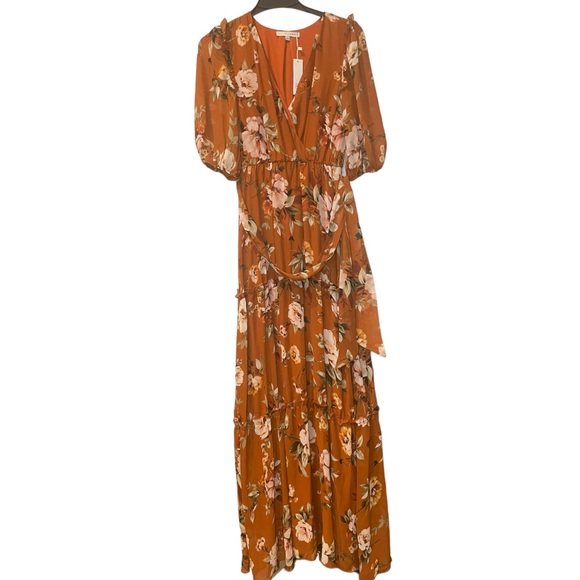 NWT Baltic Born Macbeth Floral Maxi Dress Sz XS - Picture 3 of 7